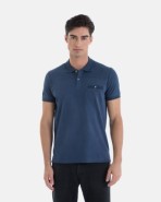 POLO 100% ALGODÓN REGULAR FIT COLOR AZUL ESTAMPADO