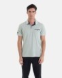 POLO PIQUÉ 100% ALGODÓN REGULAR FIT COLOR VERDE ESTAMPADO