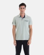 POLO PIQUÉ 100% ALGODÓN REGULAR FIT COLOR VERDE ESTAMPADO