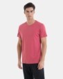 CAMISETA DE HOMBRE ALGODÓN Y MODAL COLOR ROJO