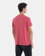 CAMISETA DE HOMBRE ALGODÓN Y MODAL COLOR ROJO
