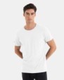 CAMISETA DE HOMBRE ALGODÓN Y MODAL COLOR BLANCO