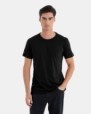 CAMISETA DE HOMBRE ALGODÓN Y MODAL COLOR NEGRO