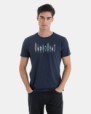 CAMISETA DE HOMBRE DE ALGODÓN EN COLOR AZUL