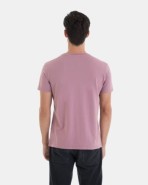 CAMISETA DE HOMBRE DE ALGODÓN EN COLOR MORADO