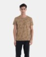 CAMISETA DE HOMBRE DE ALGODÓN ESTAMPADO PALMERAS