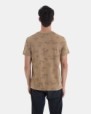 CAMISETA DE HOMBRE DE ALGODÓN ESTAMPADO PALMERAS