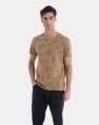 CAMISETA DE HOMBRE DE ALGODÓN ESTAMPADO PALMERAS