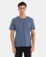 CAMISETA BÁSICA DE HOMBRE DE ALGODÓN COLOR AZUL