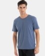 CAMISETA BÁSICA DE HOMBRE DE ALGODÓN COLOR AZUL