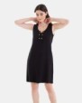 VESTIDO DE PLAYA CORTO SIN MANGAS