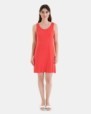 VESTIDO DE PLAYA CORTO DE TIRANTES LISO