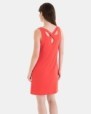 VESTIDO DE PLAYA CORTO DE TIRANTES LISO