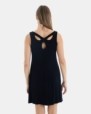 VESTIDO DE PLAYA CORTO DE TIRANTES LISO