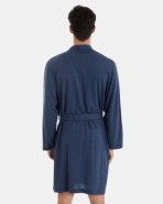 BATA D'HOME DE PUNT COLOR BLAU I VIU A CONTRAST
