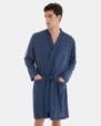 BATA D'HOME DE PUNT COLOR BLAU I VIU A CONTRAST