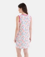 CAMISÓN CORTO SIN MANGAS ESTAMPADO CORAZONES