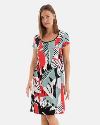 VESTIDO DE PLAYA CORTO DE...