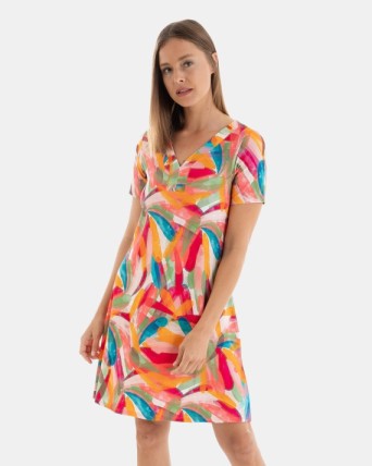 VESTIDO DE PLAYA CORTO DE...