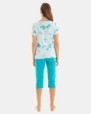 PIJAMA PIRATA DE MUJER ESTAMPADO MARIPOSAS