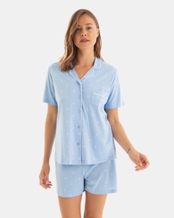 PIJAMA OBERT DE DONA DE...