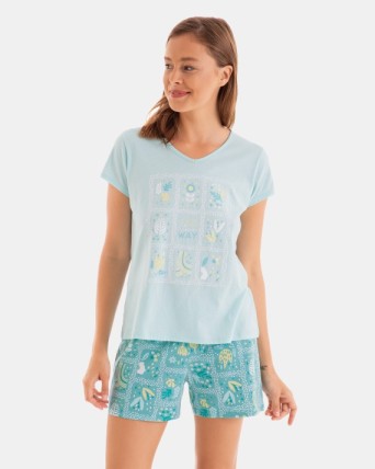 PIJAMA CORTO DE MUJER...