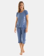 PIJAMA PIRATA DE MUJER ESTAMPADO BELIEVE TEJIDO BAMBÚ