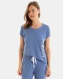 PIJAMA PIRATA DE MUJER ESTAMPADO BELIEVE TEJIDO BAMBÚ
