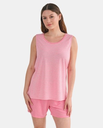 PIJAMA CORTO DE MUJER SIN...