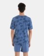 PIJAMA CORTO DE HOMBRE 100% ALGODÓN ESTAMPADO PALMERAS