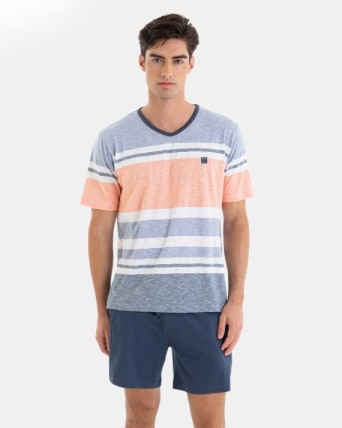 PIJAMA CORTO DE HOMBRE 100%...