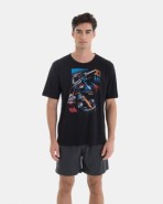 PIJAMA CORTO DE HOMBRE DE PUNTO ESTAMPADO COCHES