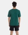 PIJAMA CORTO DE HOMBRE DE ALGODÓN Y VISCOSA MICRO ESTAMPADO