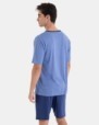 PIJAMA CORTO DE HOMBRE DE ALGODÓN Y MODAL ESTAMPADO SEA