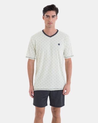 PIJAMA CORTO DE HOMBRE DE...