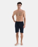 PANTALÓN CORTO DE PIJAMA DE HOMBRE EN COLOR AZUL