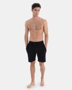 PANTALÓN CORTO DE PIJAMA DE HOMBRE EN COLOR NEGRO