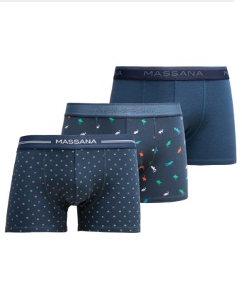 PACK 3 BÒXERS BLAU...