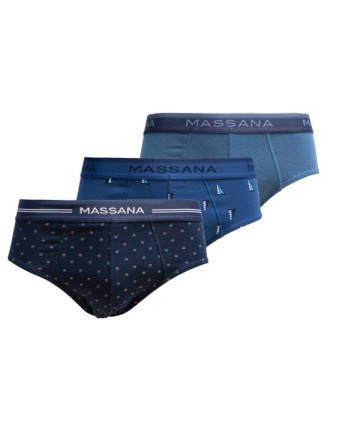 PACK 3 ESLIPS BLAU...