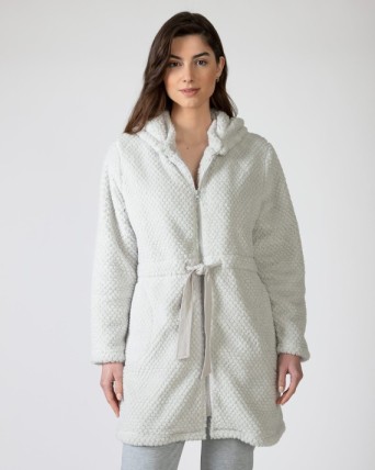 Short women's robe with...