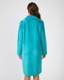 Long women's robe with button closure