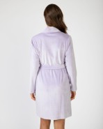 Short women's crossover gown