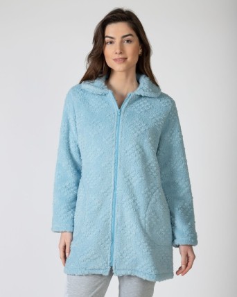 Short women's robe with...