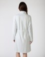 Long women's robe with button closure