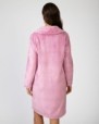 Long women's robe with button closure