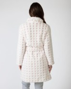 Short women's crossover gown