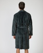 Long crossover men's robe