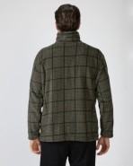 Short men's robe with zipper closure