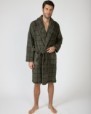Long crossover men's robe