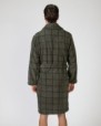 Long crossover men's robe